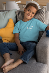 Ronaldo cr7 Half Sleeves T-Shirt for Boy-KidsFashionVilla