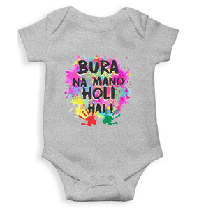 Bura Na Mano Holi Hai Rompers for Baby Boy - KidsFashionVilla