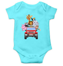 Load image into Gallery viewer, Jungle Jeep Cartoon Rompers for Baby Boy- KidsFashionVilla
