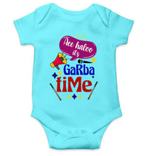 Load image into Gallery viewer, Ae Haloo Its Garba Time Navratri Rompers for Baby Girl- KidsFashionVilla
