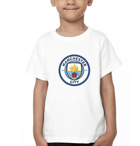 Manchester City Half Sleeves T-Shirt for Boy-KidsFashionVilla