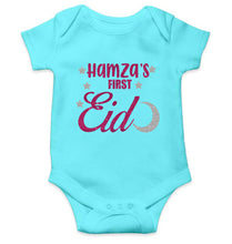 Load image into Gallery viewer, 1st Eid Custom Name Rompers for Baby Boy- KidsFashionVilla
