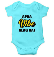 Load image into Gallery viewer, Apna Vibe Alag Hai Rompers for Baby Boy- KidsFashionVilla

