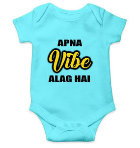 Apna Vibe Alag Hai Rompers for Baby Boy- KidsFashionVilla