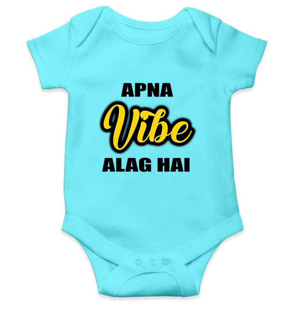 Apna Vibe Alag Hai Rompers for Baby Boy- KidsFashionVilla