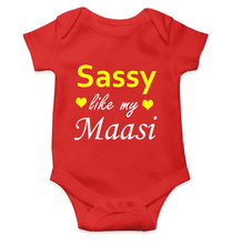 Load image into Gallery viewer, Sassy Like My Masi Rompers for Baby Girl- KidsFashionVilla
