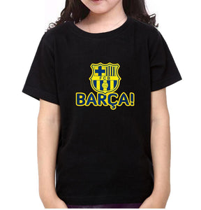 FCB Half Sleeves T-Shirt For Girls -KidsFashionVilla