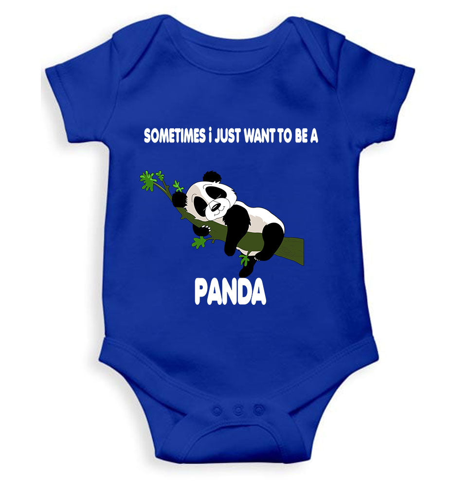 Sleeping Panda Rompers for Baby Girl- KidsFashionVilla