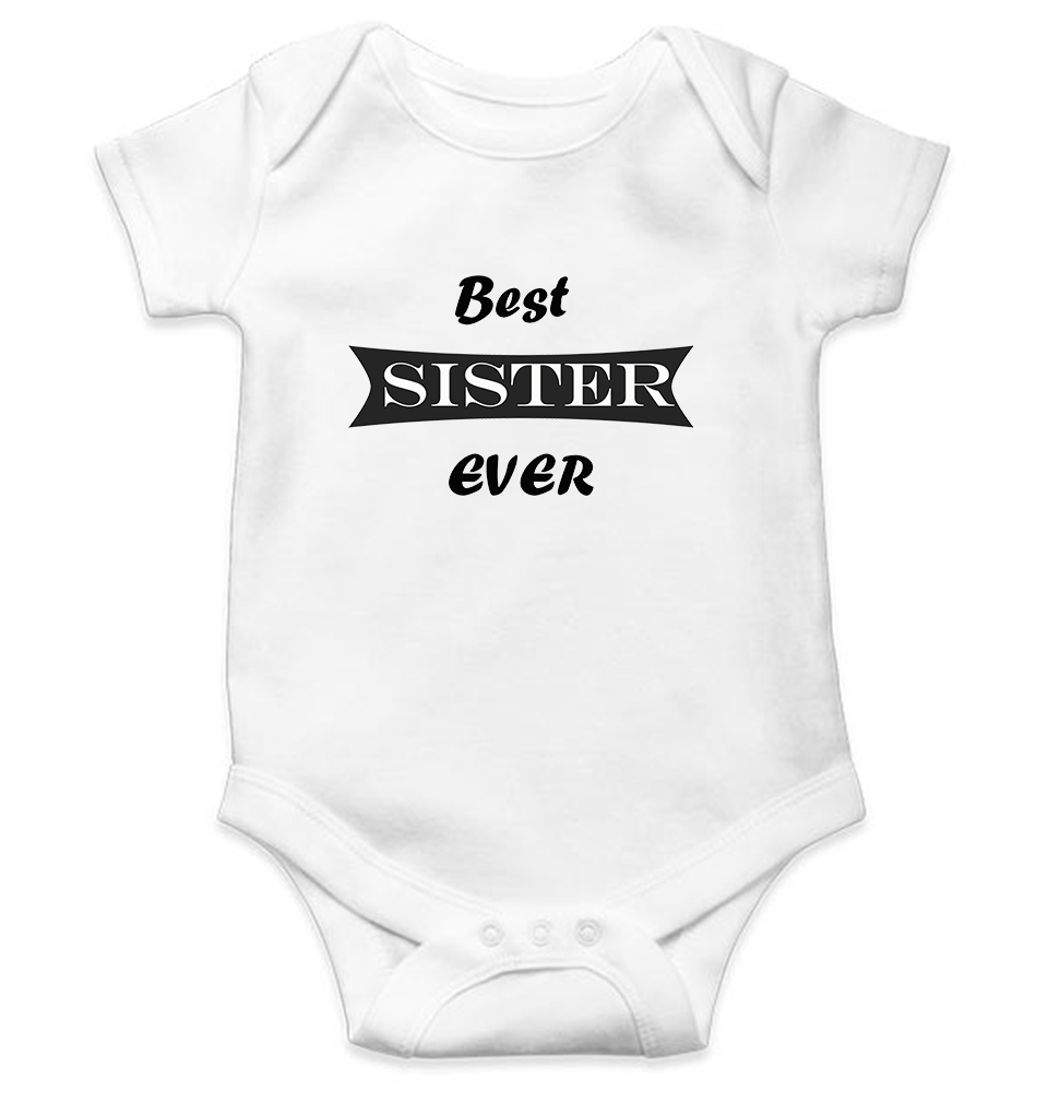 Best Sister Ever Rompers for Baby Girl- KidsFashionVilla