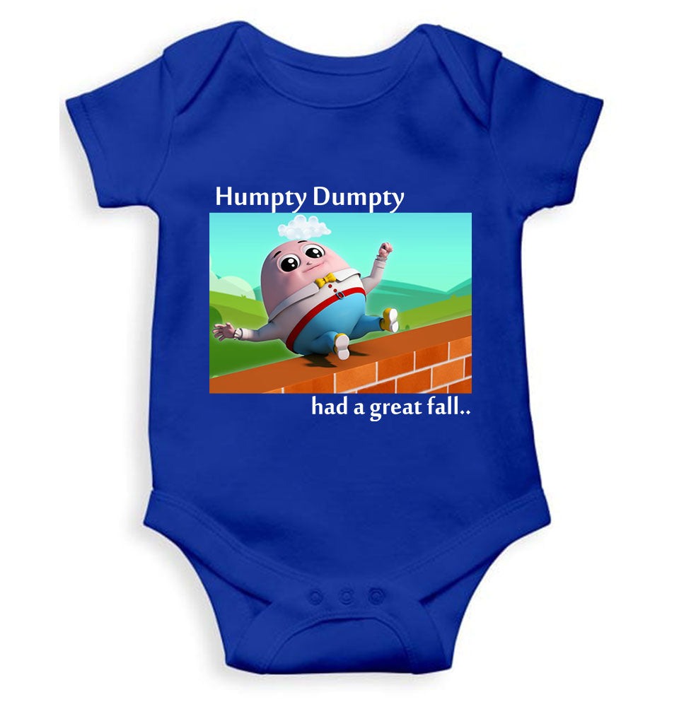 Humpty Dumpty Poem Rompers for Baby Boy- KidsFashionVilla