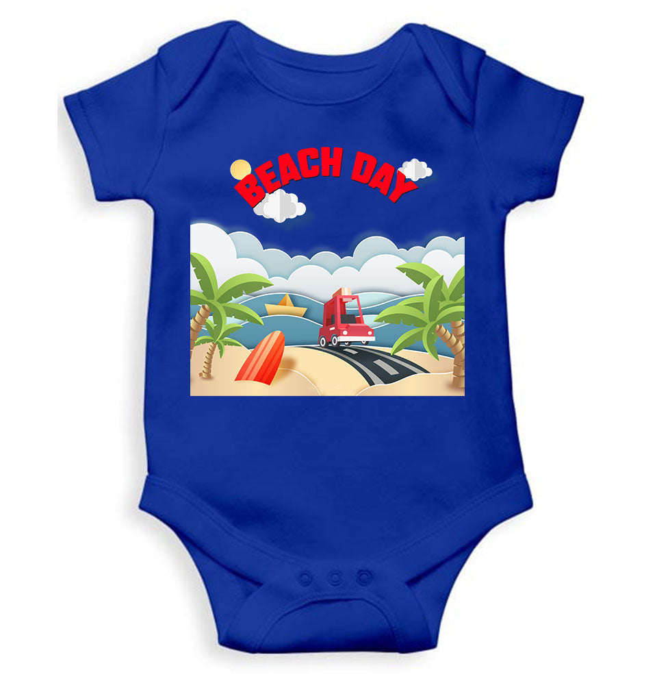 Beach Day Rompers for Baby Boy- KidsFashionVilla