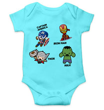 Load image into Gallery viewer, Super Heros Rompers for Baby Girl- KidsFashionVilla
