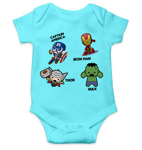 Super Heros Rompers for Baby Girl- KidsFashionVilla