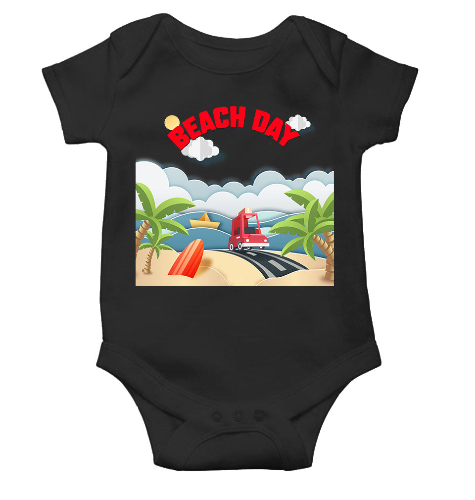 Beach Day Rompers for Baby Boy- KidsFashionVilla