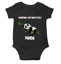 Load image into Gallery viewer, Sleeping Panda Rompers for Baby Boy- KidsFashionVilla
