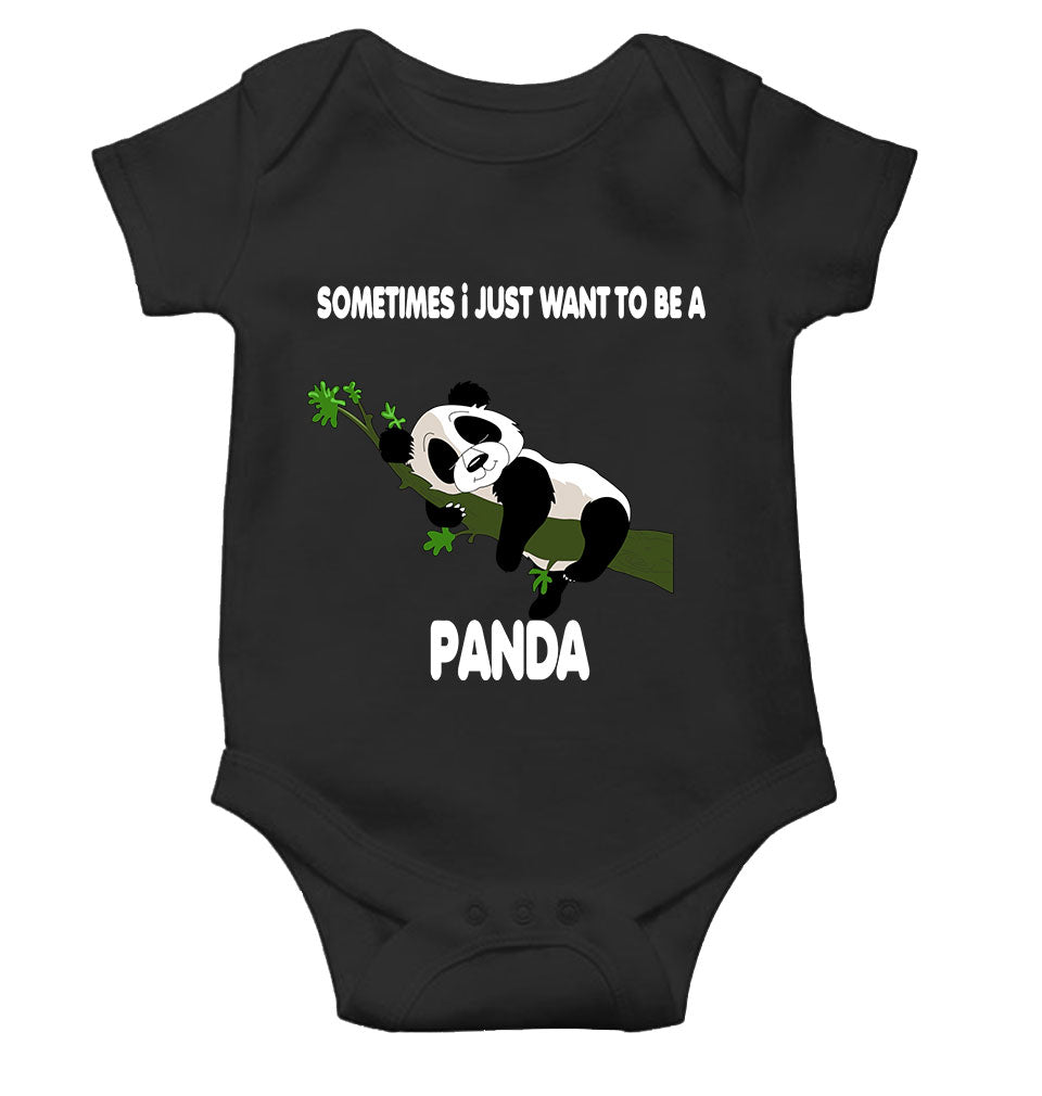 Sleeping Panda Rompers for Baby Boy- KidsFashionVilla