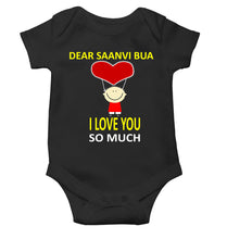 Load image into Gallery viewer, Custom Name I love My Bua So Much Rompers for Baby Boy- KidsFashionVilla

