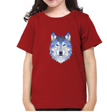 Load image into Gallery viewer, Wolf Half Sleeves T-Shirt For Girls -KidsFashionVilla
