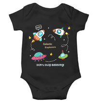 Load image into Gallery viewer, Spaceships Rompers for Baby Girl- KidsFashionVilla
