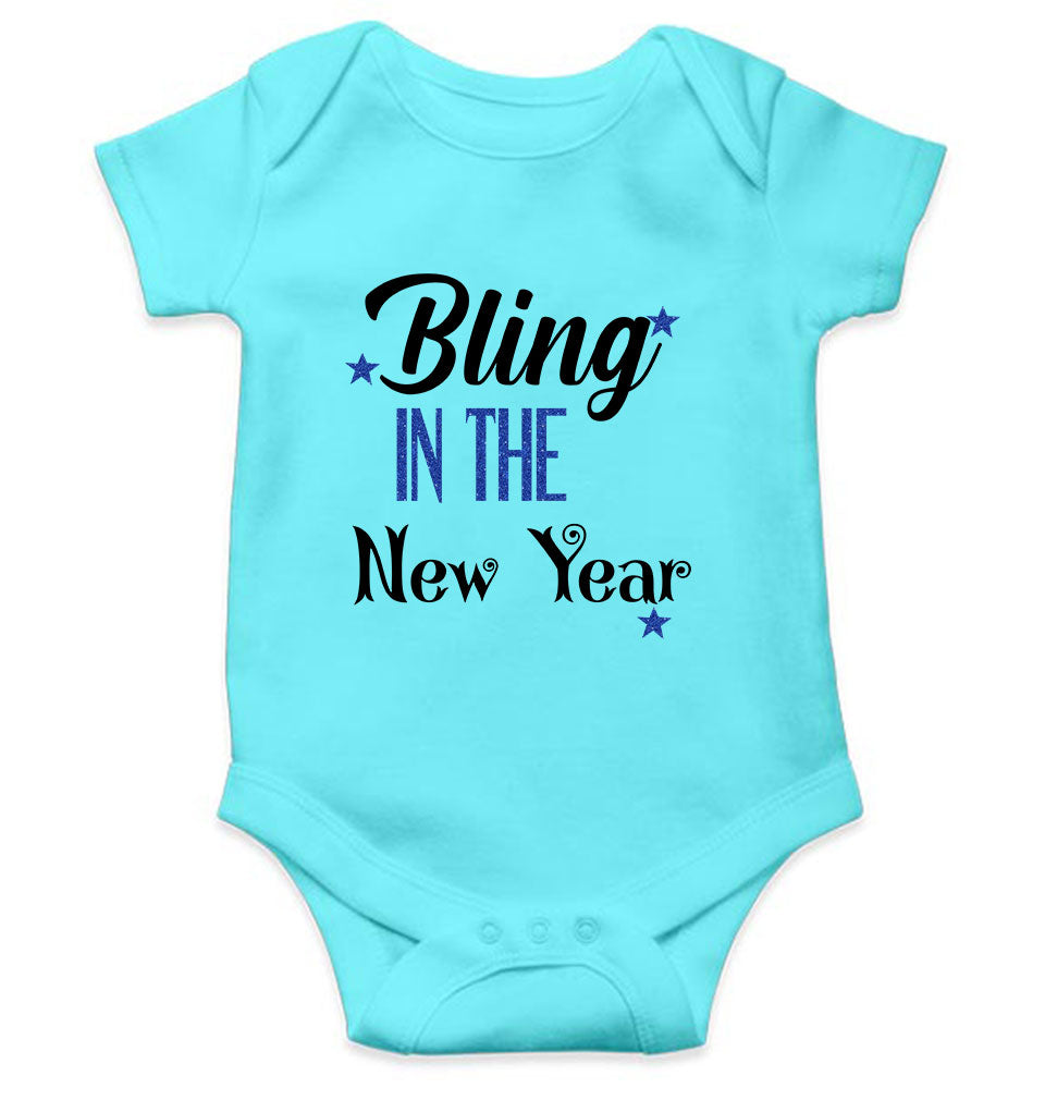 Bling In The New Year Rompers for Baby Boy- KidsFashionVilla