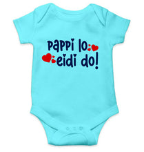 Load image into Gallery viewer, Pappi Lo Eidi do Eid Rompers for Baby Boy- KidsFashionVilla
