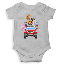 Load image into Gallery viewer, Jungle Jeep Cartoon Rompers for Baby Boy- KidsFashionVilla
