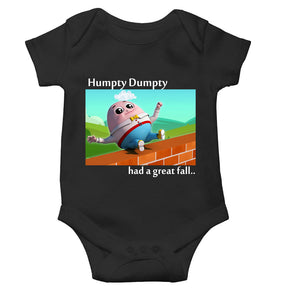 Humpty Dumpty Poem Rompers for Baby Girl- KidsFashionVilla