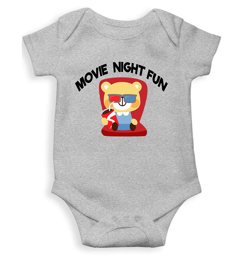 Movie Night Fun Rompers for Baby Boy- KidsFashionVilla