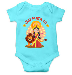 Jai Mata Di Navratri Rompers for Baby Girl- KidsFashionVilla