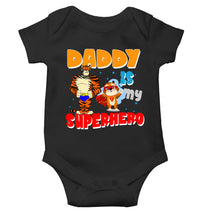 Load image into Gallery viewer, Superhero Dad Cartoon Rompers for Baby Boy- KidsFashionVilla
