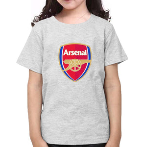 Arsenal Half Sleeves T-Shirt For Girls -KidsFashionVilla