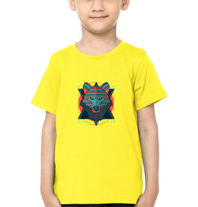 WOLF Half Sleeves T-Shirt for Boy-KidsFashionVilla