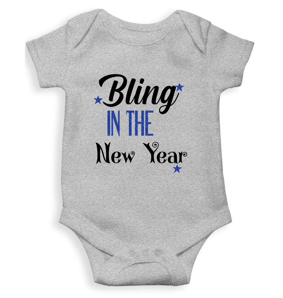 Bling In The New Year Rompers for Baby Boy- KidsFashionVilla