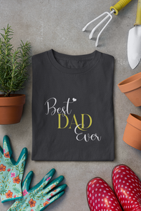 Best Dad Ever Father and Daughter Black Matching T-Shirt- KidsFashionVilla