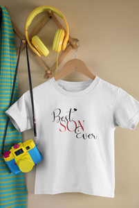 Best Mom Ever Mother And Son White Matching T-Shirt- KidsFashionVilla