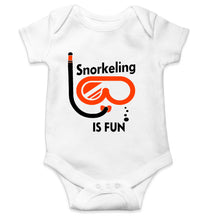 Load image into Gallery viewer, Snorkeling Is Fun Rompers for Baby Girl- KidsFashionVilla
