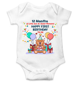 My First Birthday Rompers for Baby Girl- KidsFashionVilla