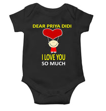 Load image into Gallery viewer, Custom Name I love My Didi So Much Rompers for Baby Boy- KidsFashionVilla
