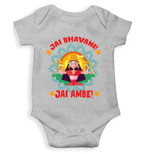 Load image into Gallery viewer, Jai Bhavani Jai Ambe Navratri Rompers for Baby Girl- KidsFashionVilla
