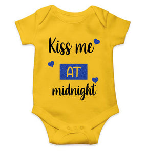 Kiss Me At Midnight Christmas Rompers for Baby Boy- KidsFashionVilla