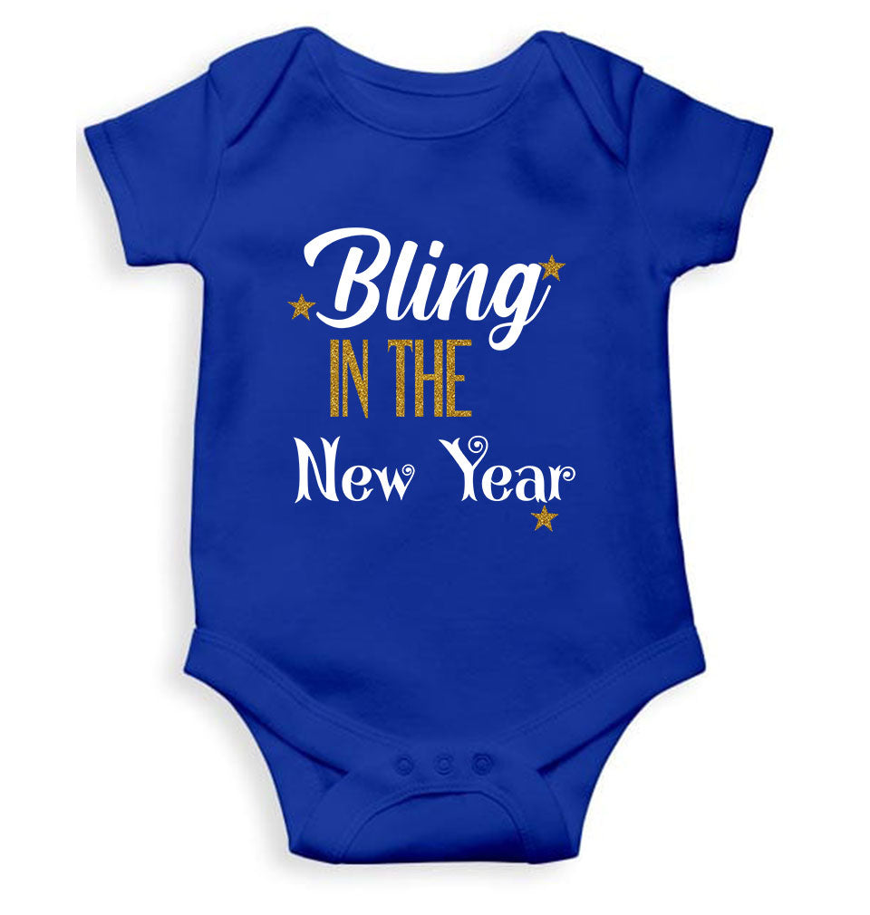 Bling In The New Year Rompers for Baby Boy- KidsFashionVilla