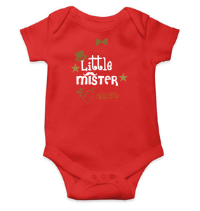 Little Mister New Year Rompers for Baby Boy- KidsFashionVilla