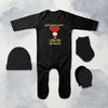 Custom Name I love My Aunty So Much Jumpsuit with Cap, Mittens and Booties Romper Set for Baby Girl - KidsFashionVilla