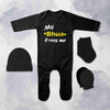 My Buva Loves Me Jumpsuit with Cap, Mittens and Booties Romper Set for Baby Boy - KidsFashionVilla