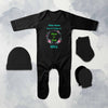 What Santa Does Not Bring Me Mom & Dad Will Christmas Jumpsuit with Cap, Mittens and Booties Romper Set for Baby Boy - KidsFashionVilla