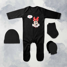 Load image into Gallery viewer, Cute Cartoon Jumpsuit with Cap, Mittens and Booties Romper Set for Baby Boy - KidsFashionVilla
