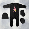 Very Funny Cartoon Jumpsuit with Cap, Mittens and Booties Romper Set for Baby Boy - KidsFashionVilla