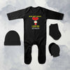 Custom Name I love My Mama So Much Jumpsuit with Cap, Mittens and Booties Romper Set for Baby Girl - KidsFashionVilla