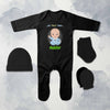 Custom Name My First Rakhi Jumpsuit with Cap, Mittens and Booties Romper Set for Baby Boy - KidsFashionVilla