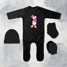 Load image into Gallery viewer, Most Famous Cartoon Jumpsuit with Cap, Mittens and Booties Romper Set for Baby Boy - KidsFashionVilla

